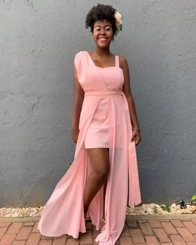 Vestido Madrinha Casamento Areta Rosa Bebê