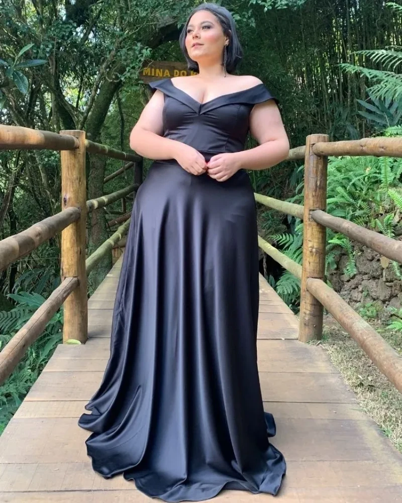 Vestido Longo Madrinha de Casamento Vanessa Sem Fenda