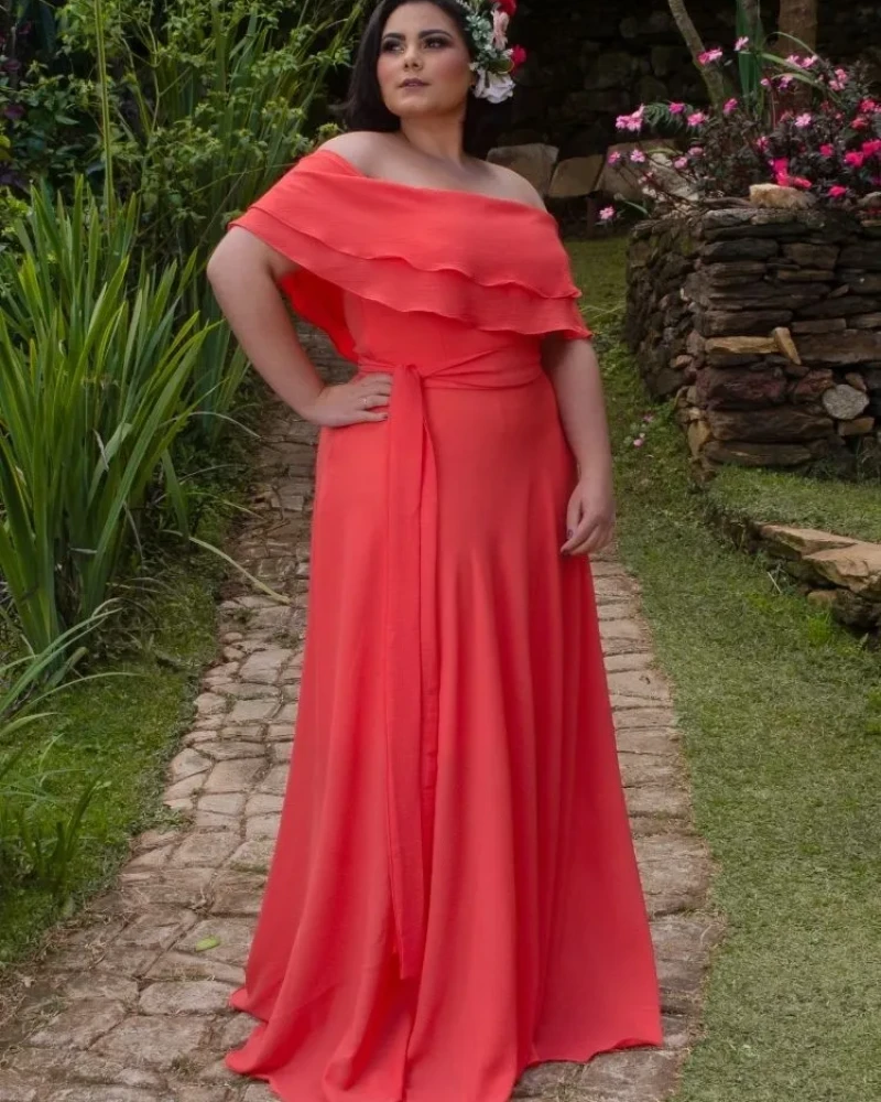 Vestido Madrinha de Casamento Coral Honeymoon