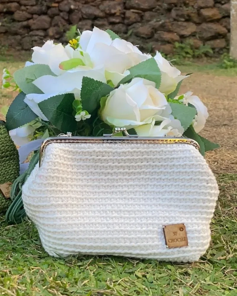 Bolsa de Crochê Jasmim
