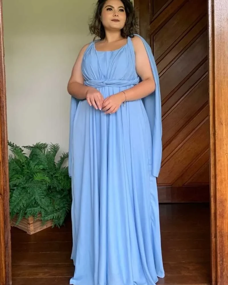 Vestido de Madrinha de Casamento Azul Serenity Grace
