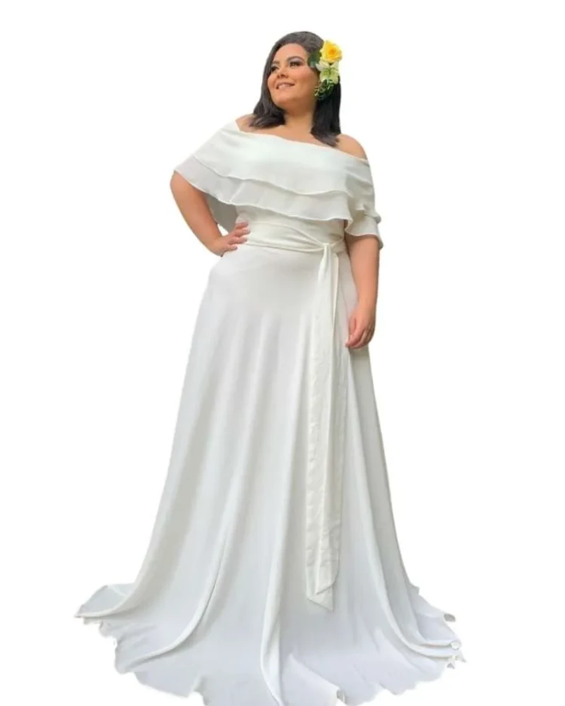 Vestido De Noiva Simples Off White Honeymoon