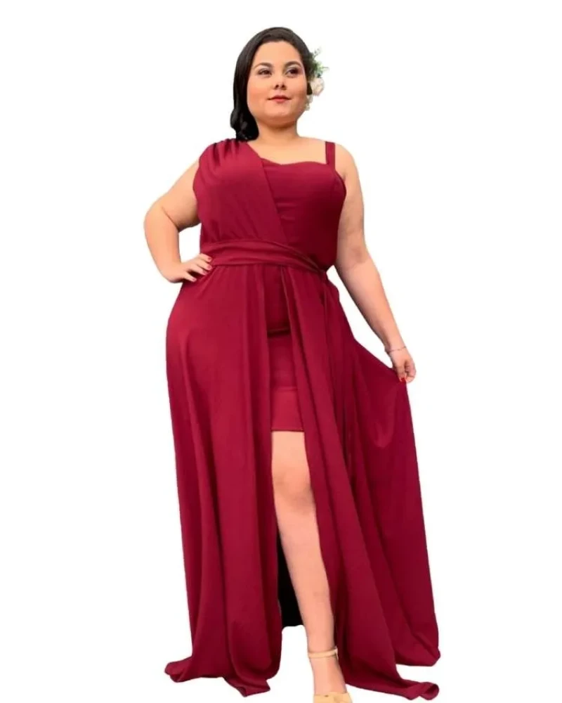 Vestido Madrinha Casamento Areta Marsala