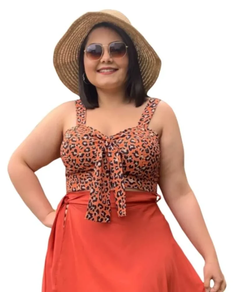 Cropped Animal Print TNM Collection
