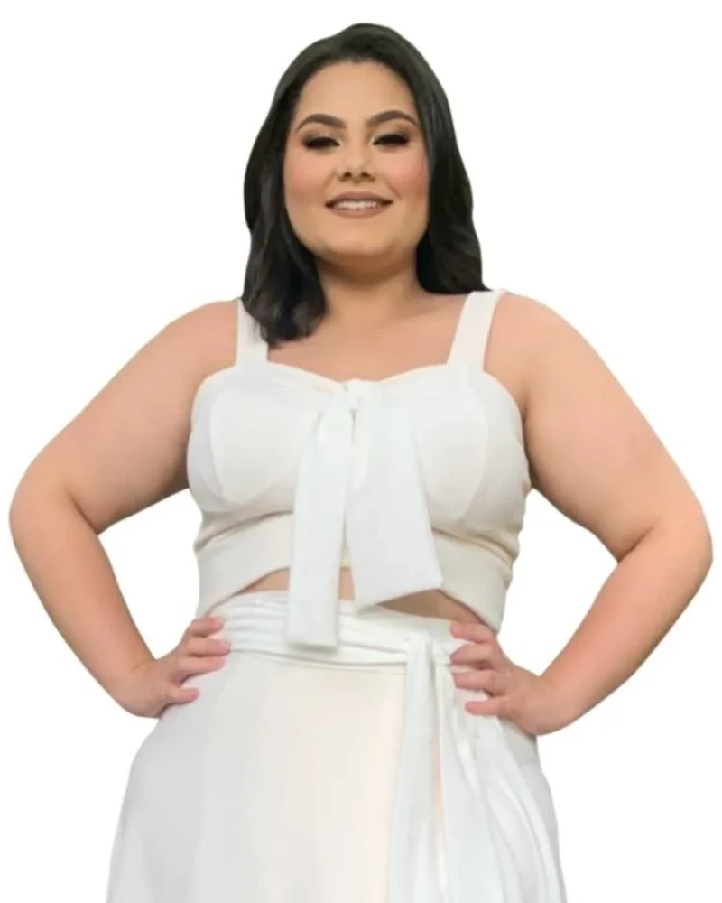 Cropped Off White TNM Collection