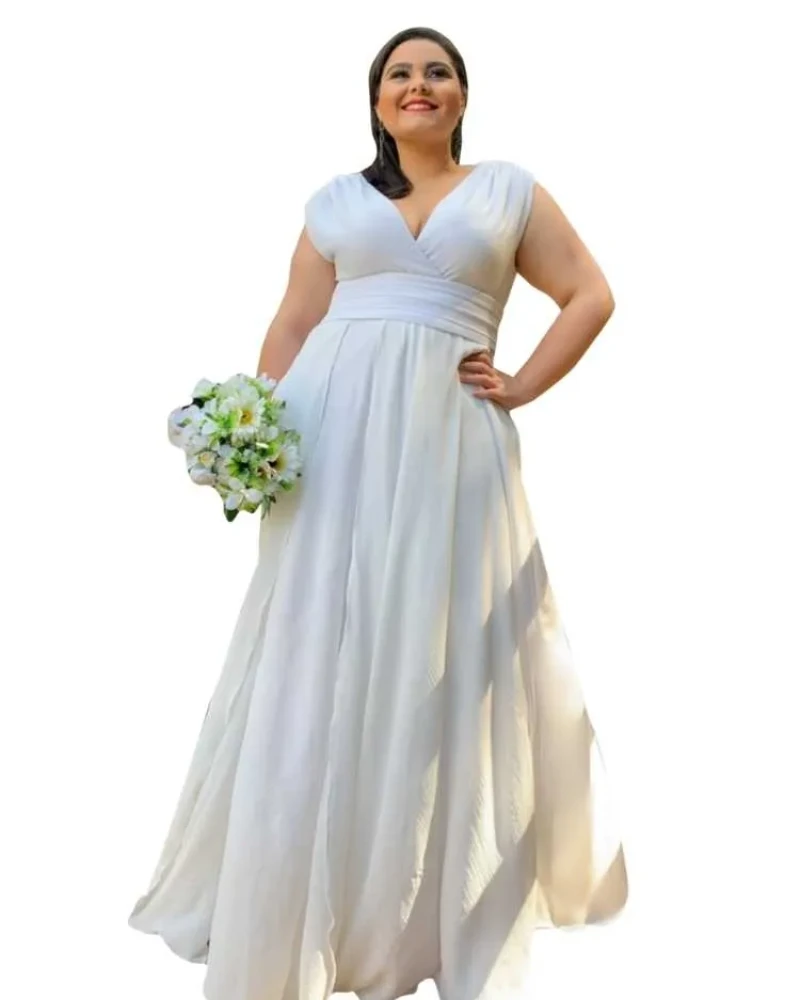 Vestido de Noiva Off White Alice Fan 