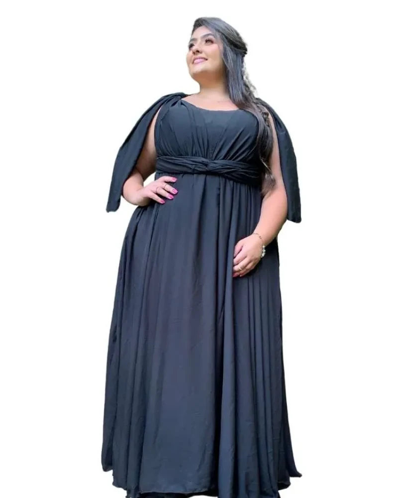 Vestido de Madrinha de Casamento Preto Grace