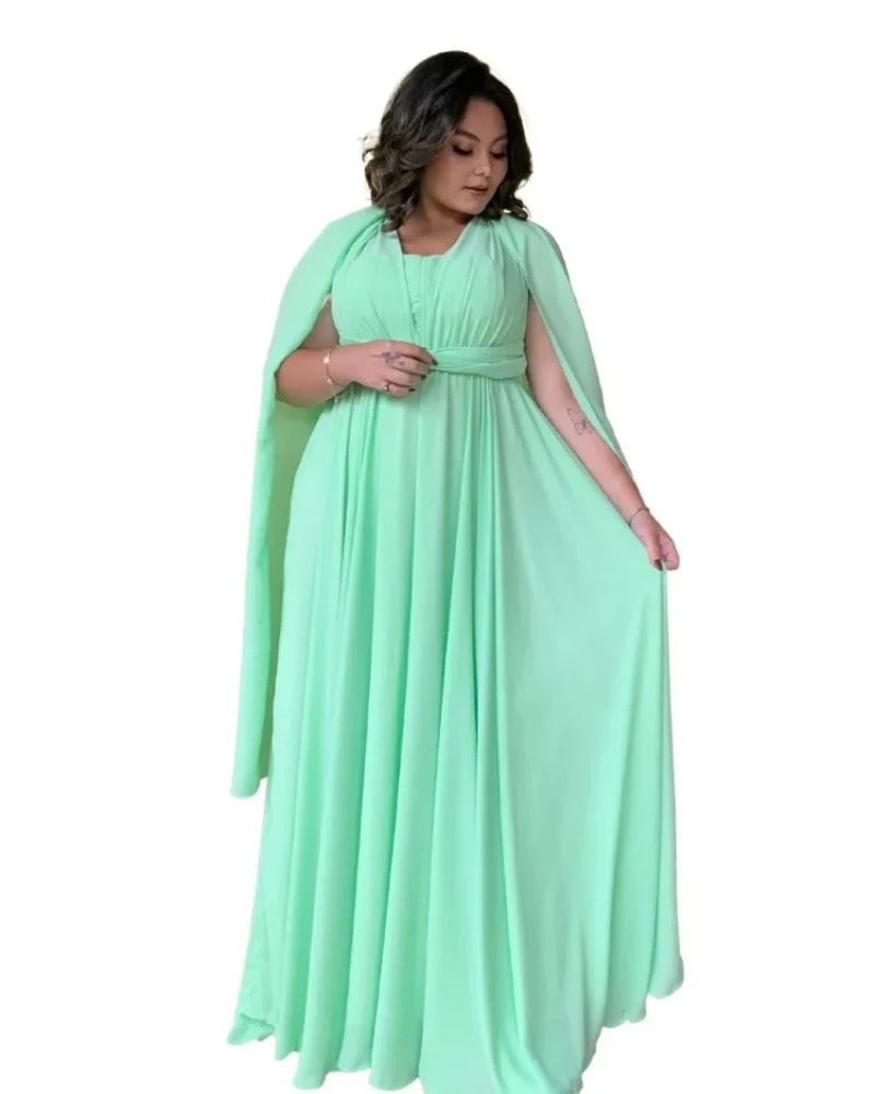 Vestido de Madrinha de Casamento Grace Verde Limão