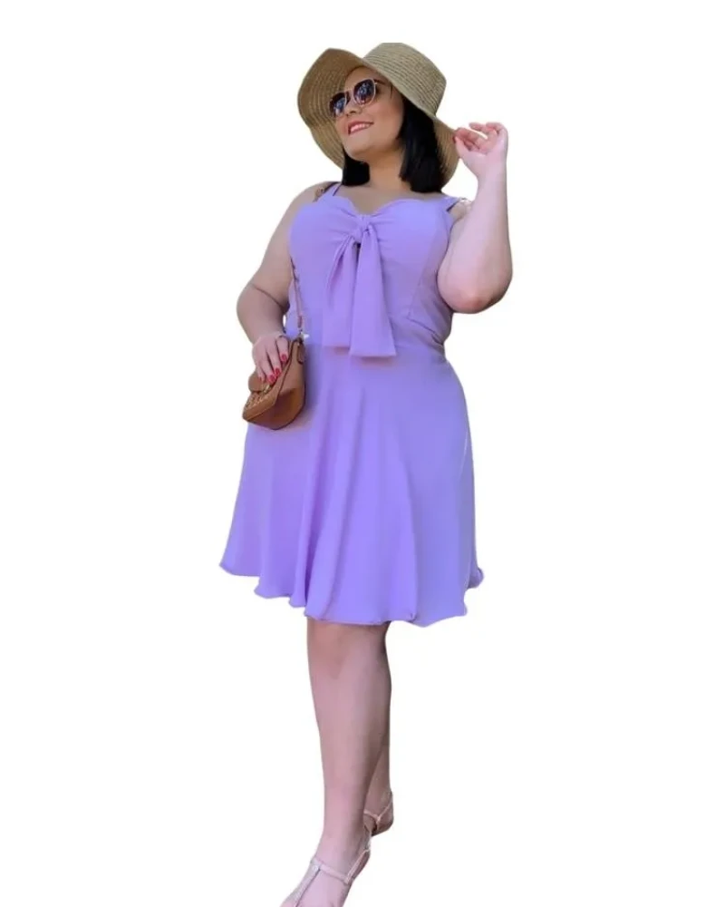 Vestido Curto Naninha Lilás