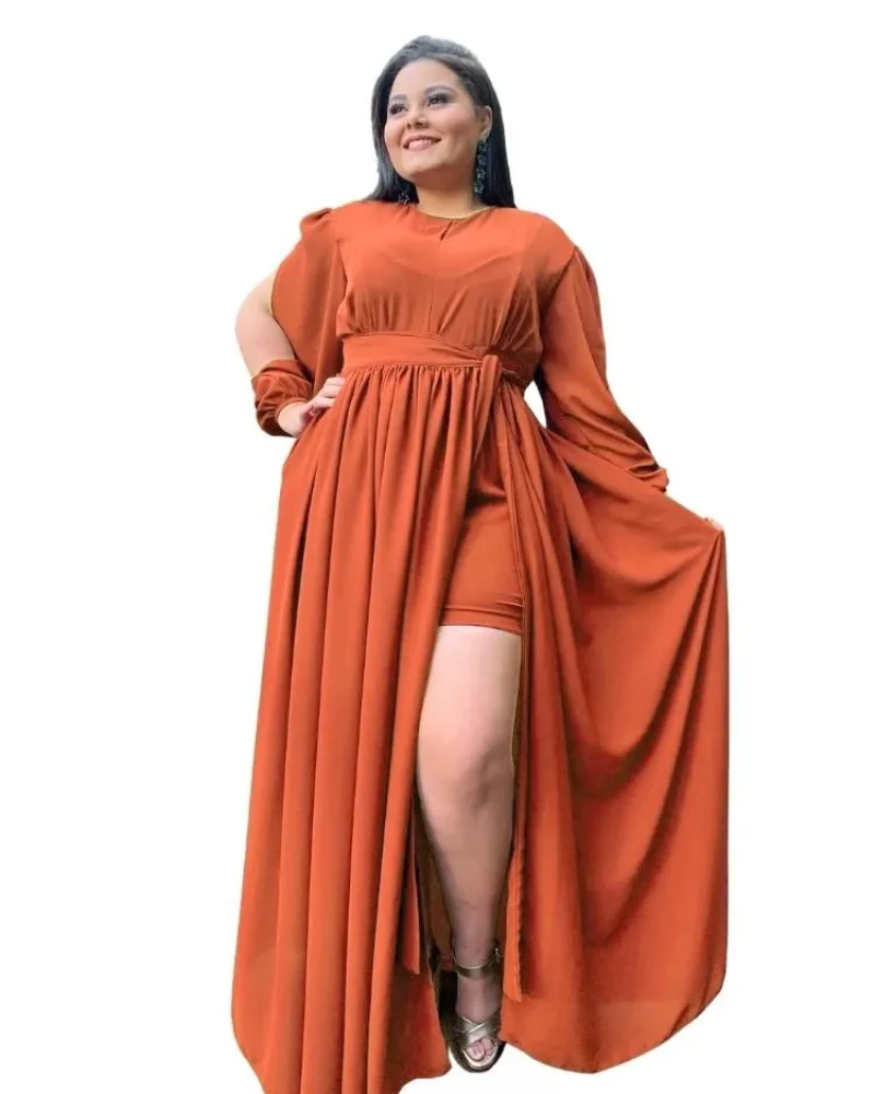 Vestido de Madrinha de Casamento Sublime Terracota