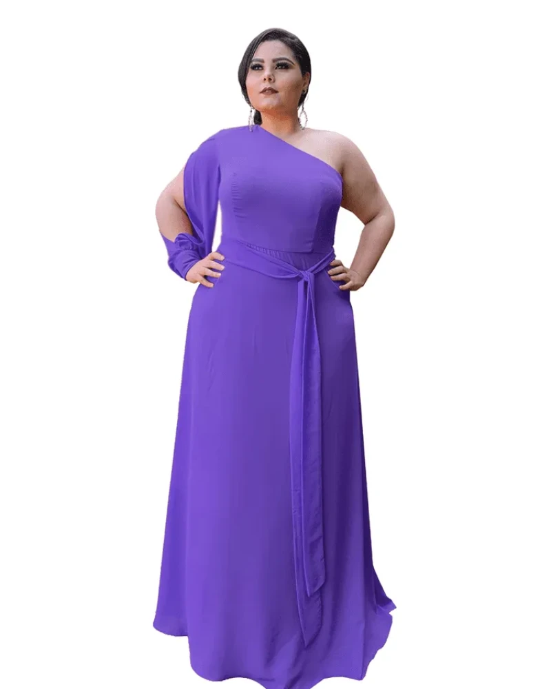 Vestido de Festa Nara Lilás Intenso