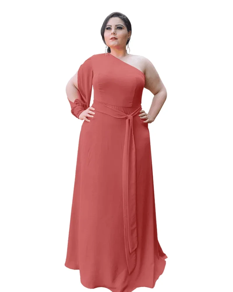 Vestido de Festa Nara Rosa Envelhecido