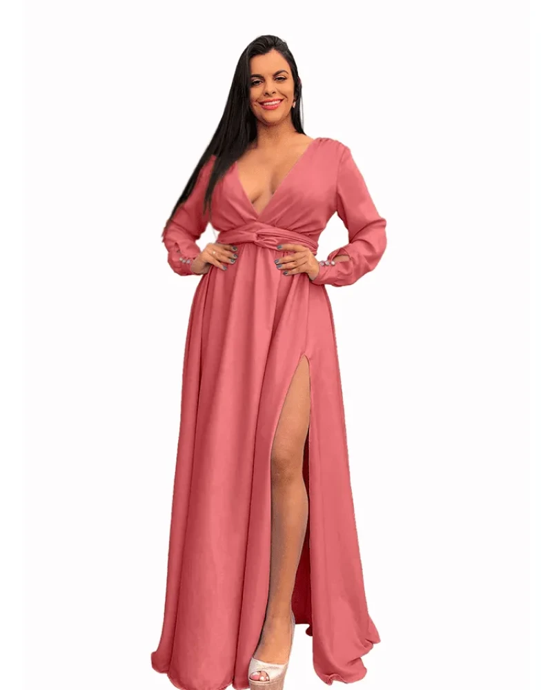 Vestido Madrinha de Casamento Amanda Rosa Envelhecido