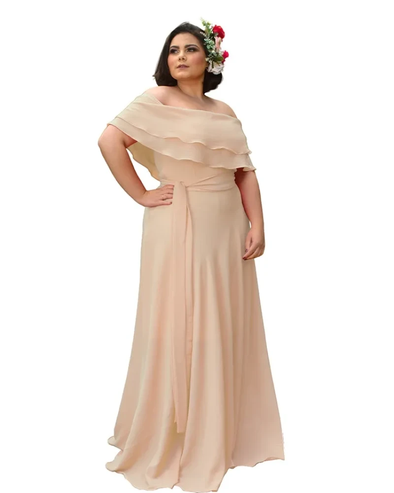 Vestido Madrinha de Casamento Honeymoon Nude