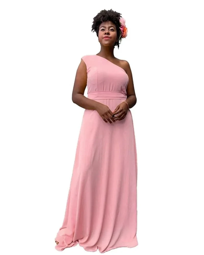 Vestido Madrinha de Casamento Sober Rosê