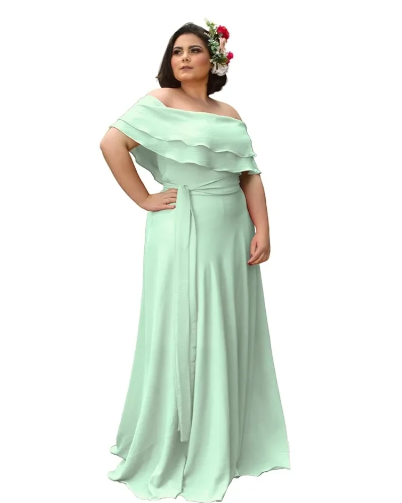 Vestido Madrinha de Casamento Honeymoon Verde Menta