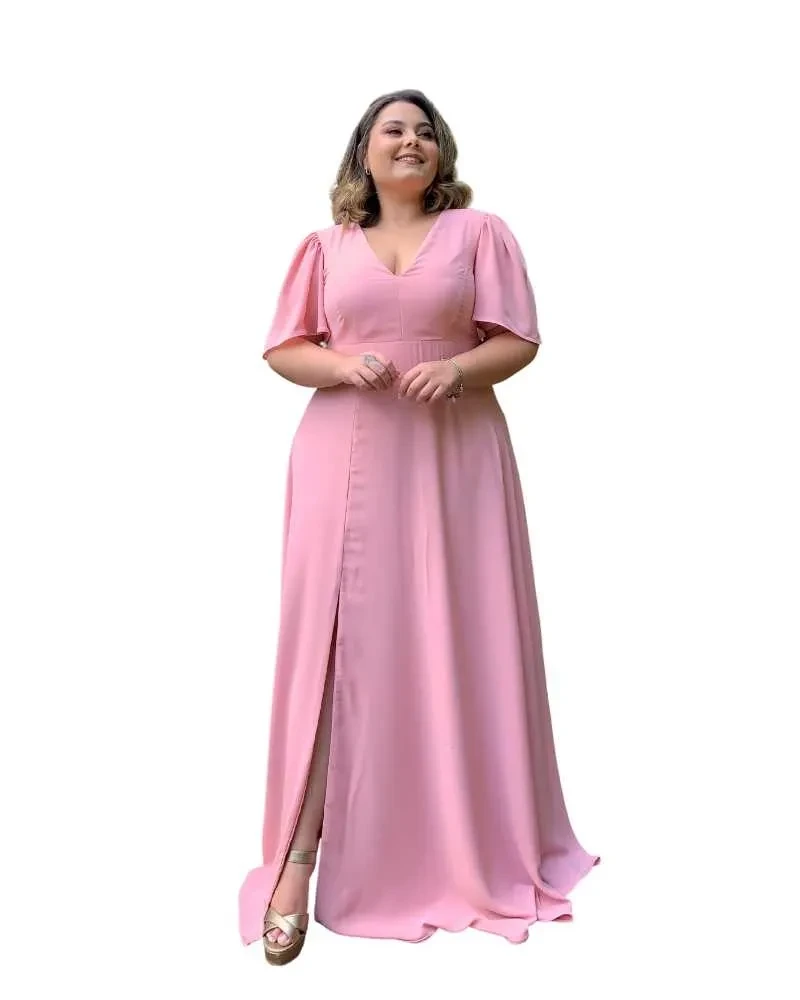 Vestido Madrinha de Casamento Rosê Linara