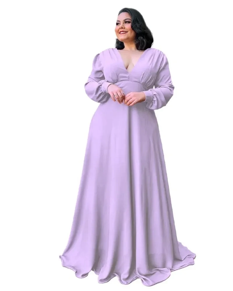 Vestido Lilás Madrinha de Casamento Caroline 