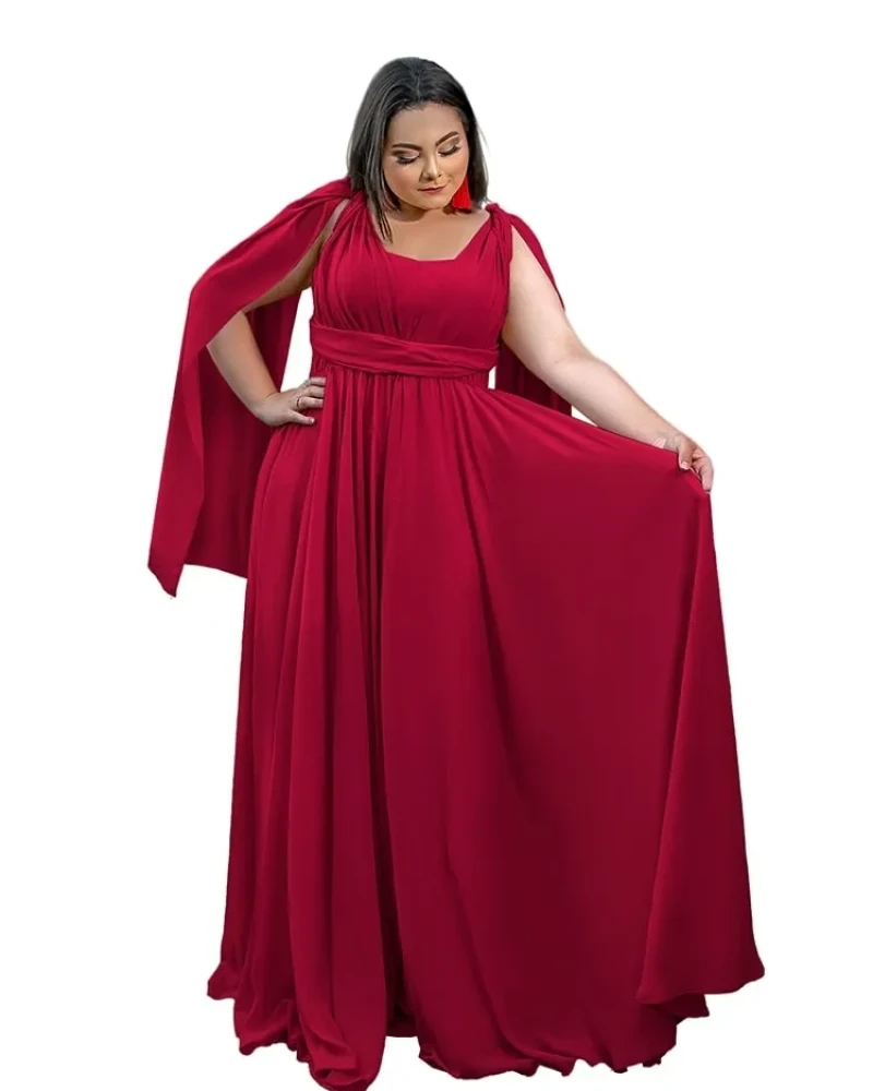 Vestido de Madrinha de Casamento Marsala Grace 