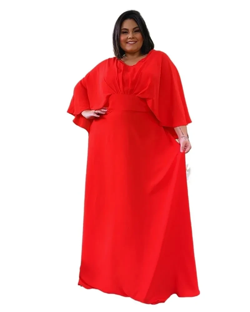 Vestido Madrinha de Casamento Vermelho Luiza