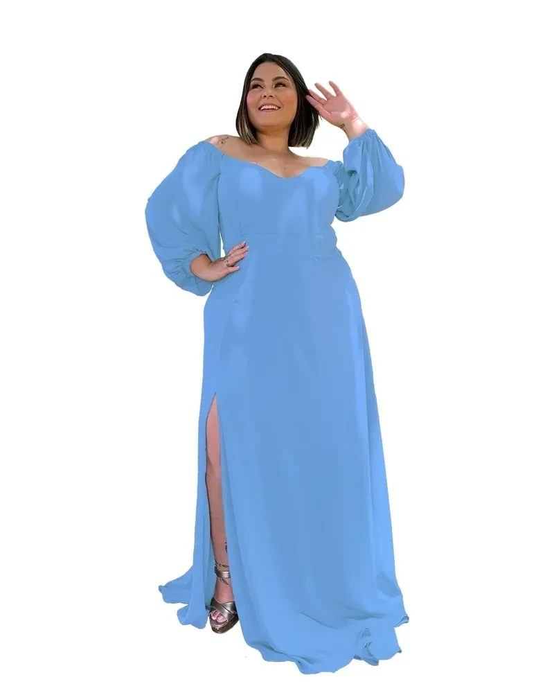 Vestido Madrinha de Casamento Azul Serenity Lux