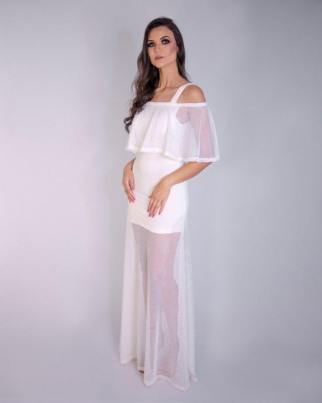 Vestido longo renda Gitan