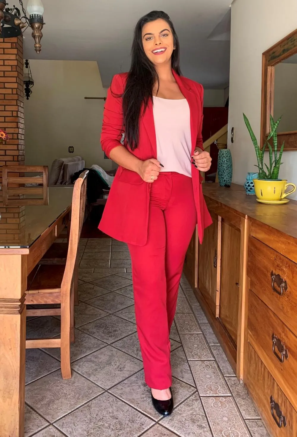 Terno Feminino Vermelho