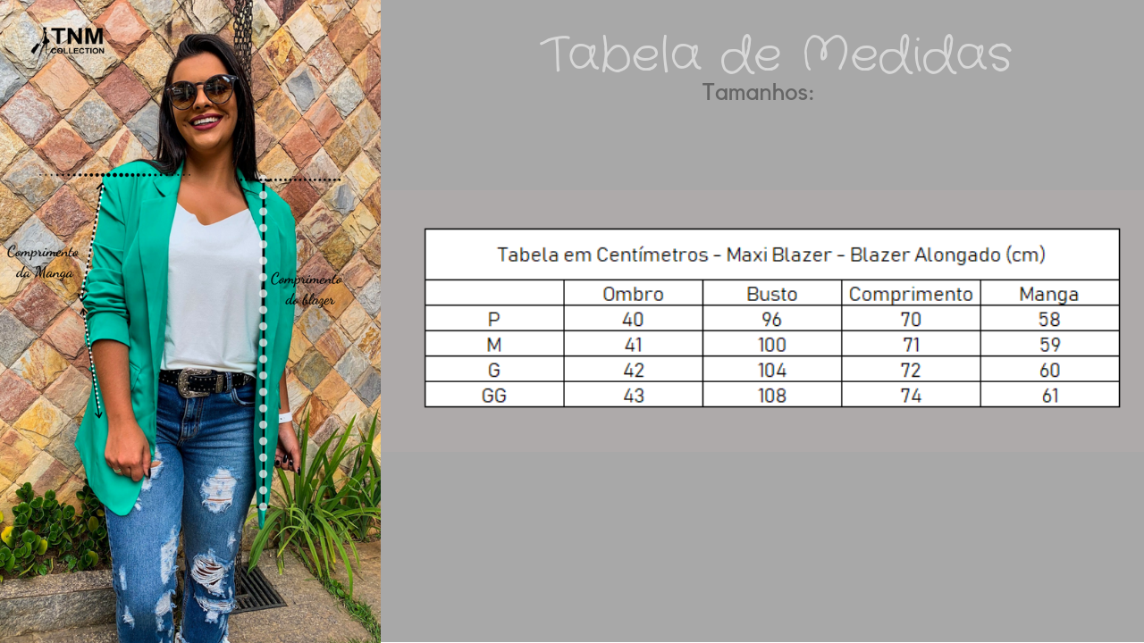 Blazer Feminino Alongado Verde