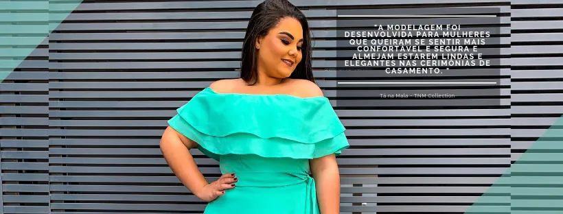 Vestido Madrinha de Casamento Verde Tiffany Plus Size Honeymoon