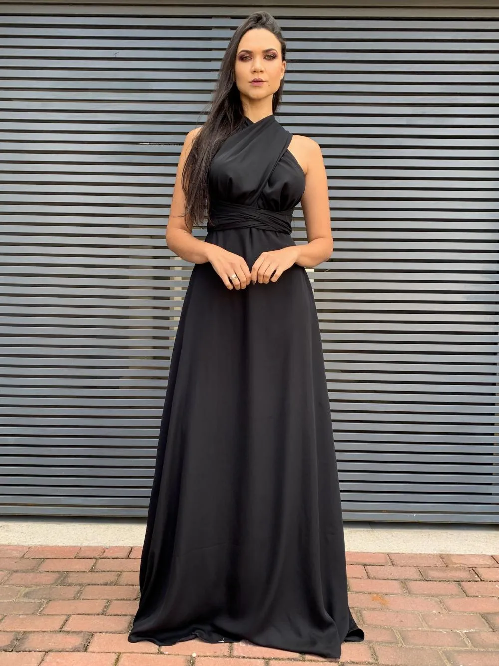 Vestido Multiformas Preto Anathan 