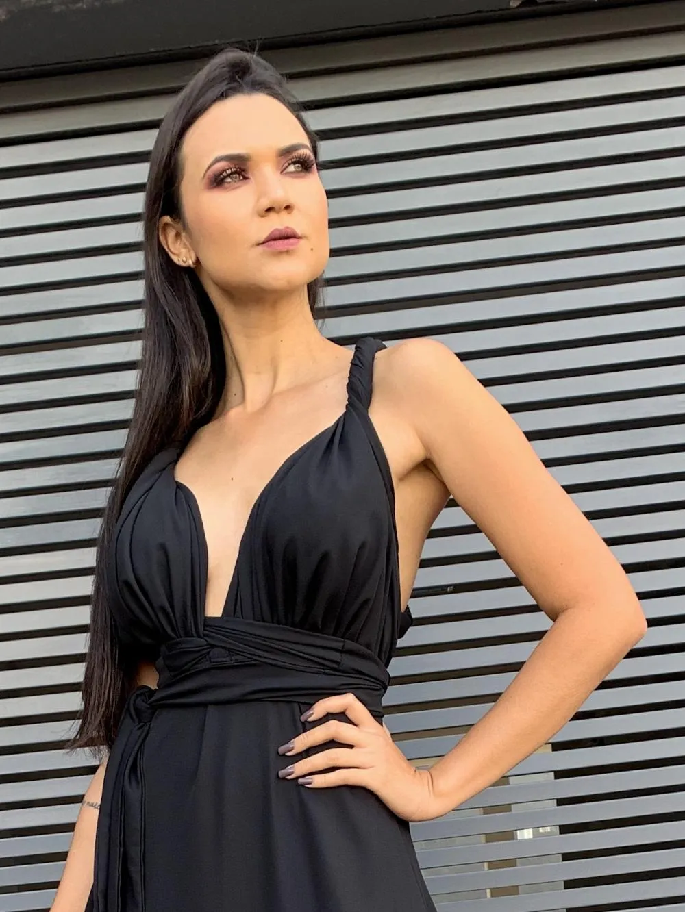 Vestido Multiformas Preto Anathan 