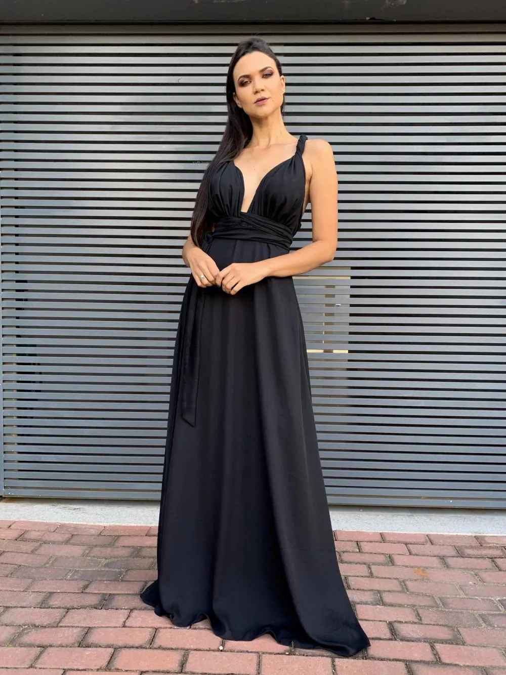 Vestido Multiformas Preto Anathan 