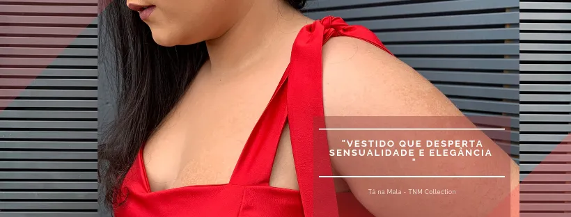 Vestido Madrinha de Casamento Vermelho Ana Júlia 