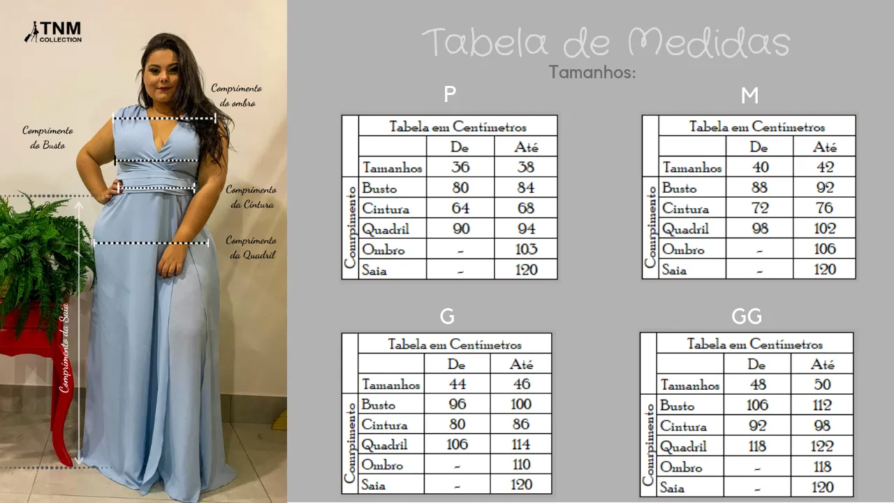 Vestido Longo Madrinha de Casamento Azul bebê Plus size Alice Fan
