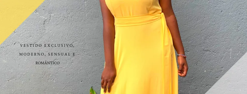 Vestido Madrinha Casamento Amarelo Sober