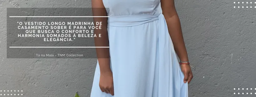 Vestido Madrinha Casamento Azul Serenity  Plus Size