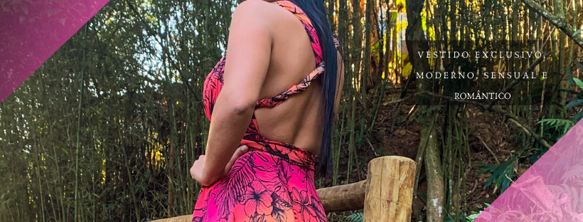 Vestido longo estampado Multiformas Anathan 