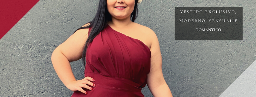 Vestido Madrinha de Casamento Mayara Marsala