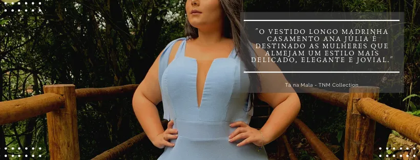 Vestido Madrinha de Casamento Marsala com decote Ana Julia 