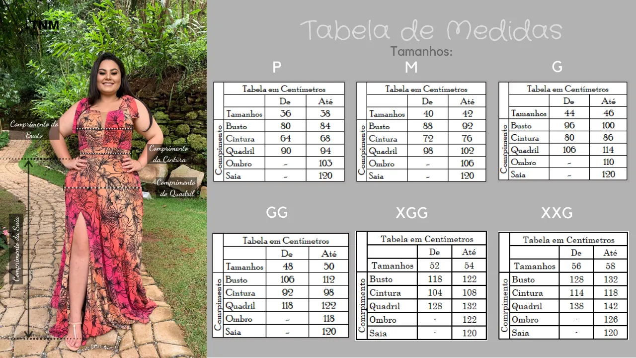 Vestido Madrinha de Casamento Estampado com decote Ana Julia 