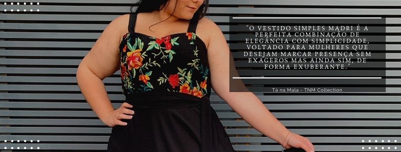 Vestido Simples Madri Preto