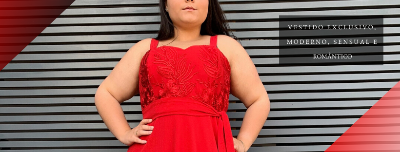 Vestido Simples Madri Vermelho 