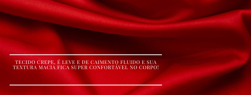 Vestido Simples Madri Vermelho 