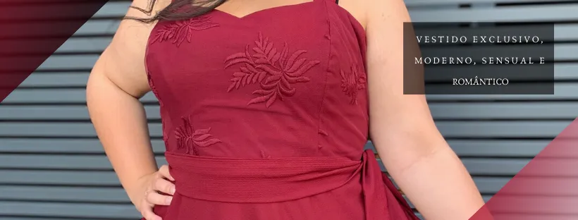 Vestido Simples Madri Marsala