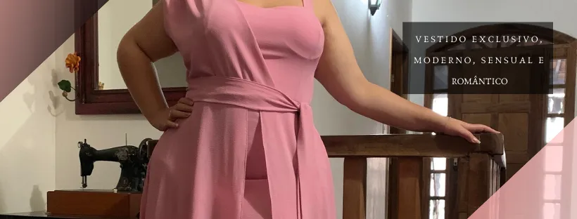 Vestido Madrinha Casamento Areta Rosa Chiclete
