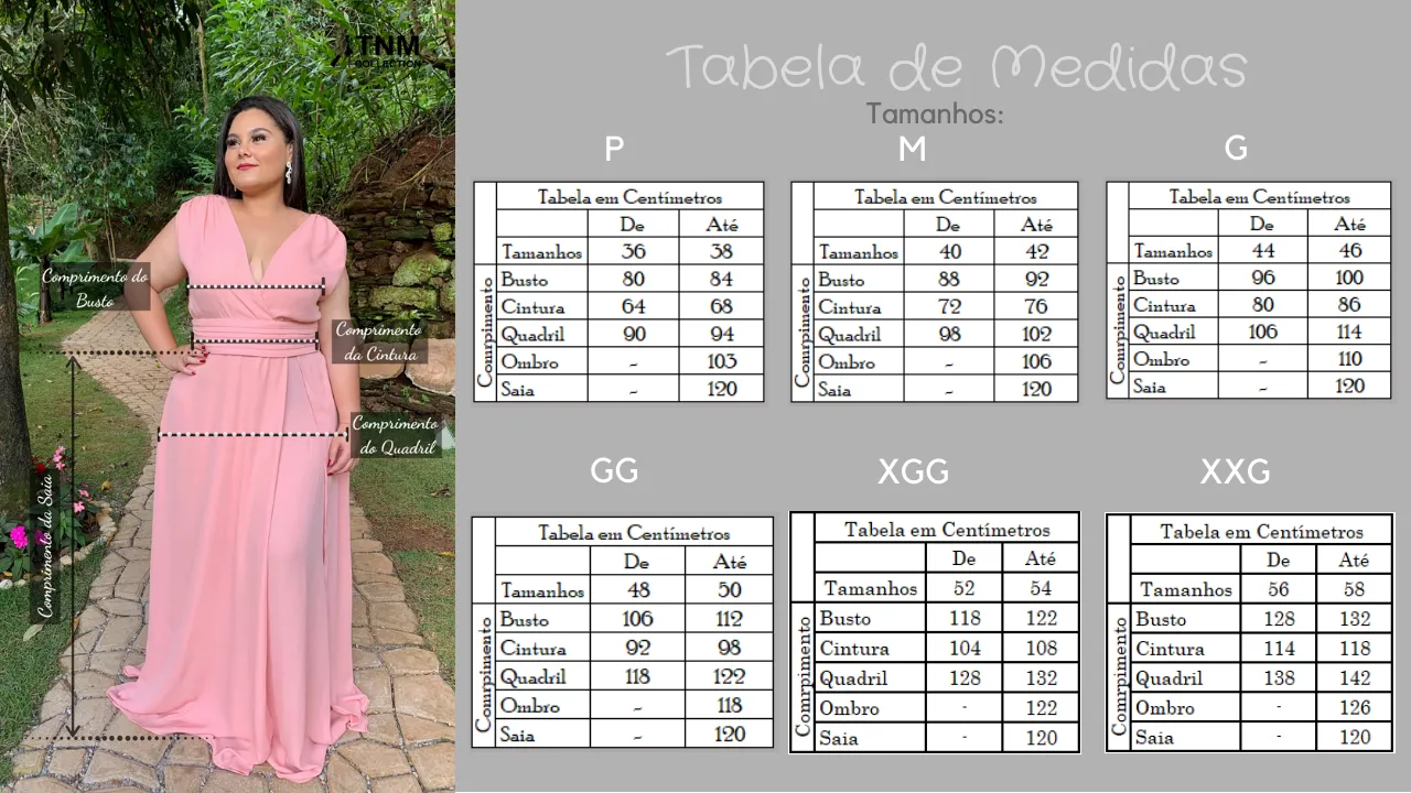 Vestido Longo Madrinha da Casamento Rosê Plus Size Alice Fan