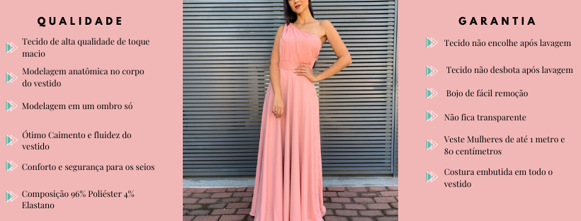 Vestido Madrinha de Casamento Mayara Rosê