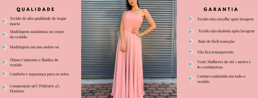 Vestido Madrinha de Casamento Mayara Rosê