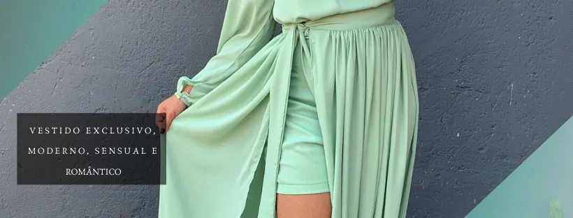 Vestido Sublime Verde Menta Madrinha de Casamento 