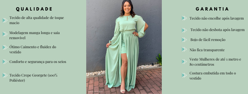 Vestido Sublime Verde Menta Madrinha de Casamento 